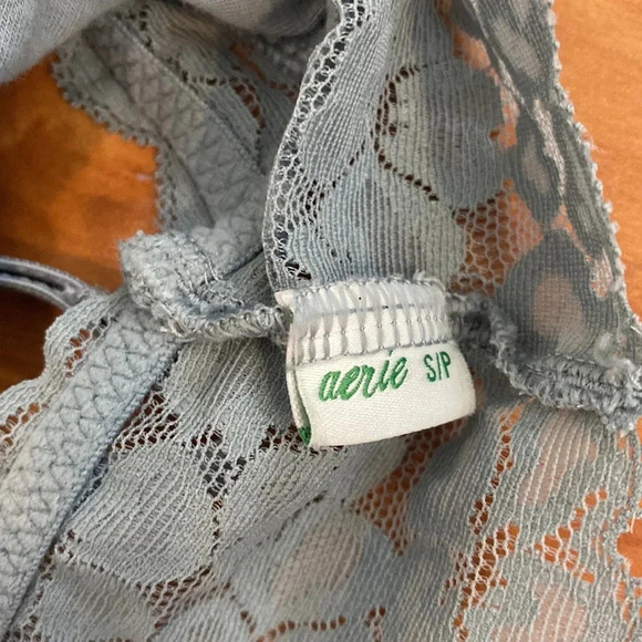 Aerie Blue Lace Bralette - Picture 4 of 4